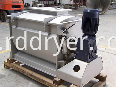 Horizontal Double Ribbon Powder Mixer with Mechanical Seal